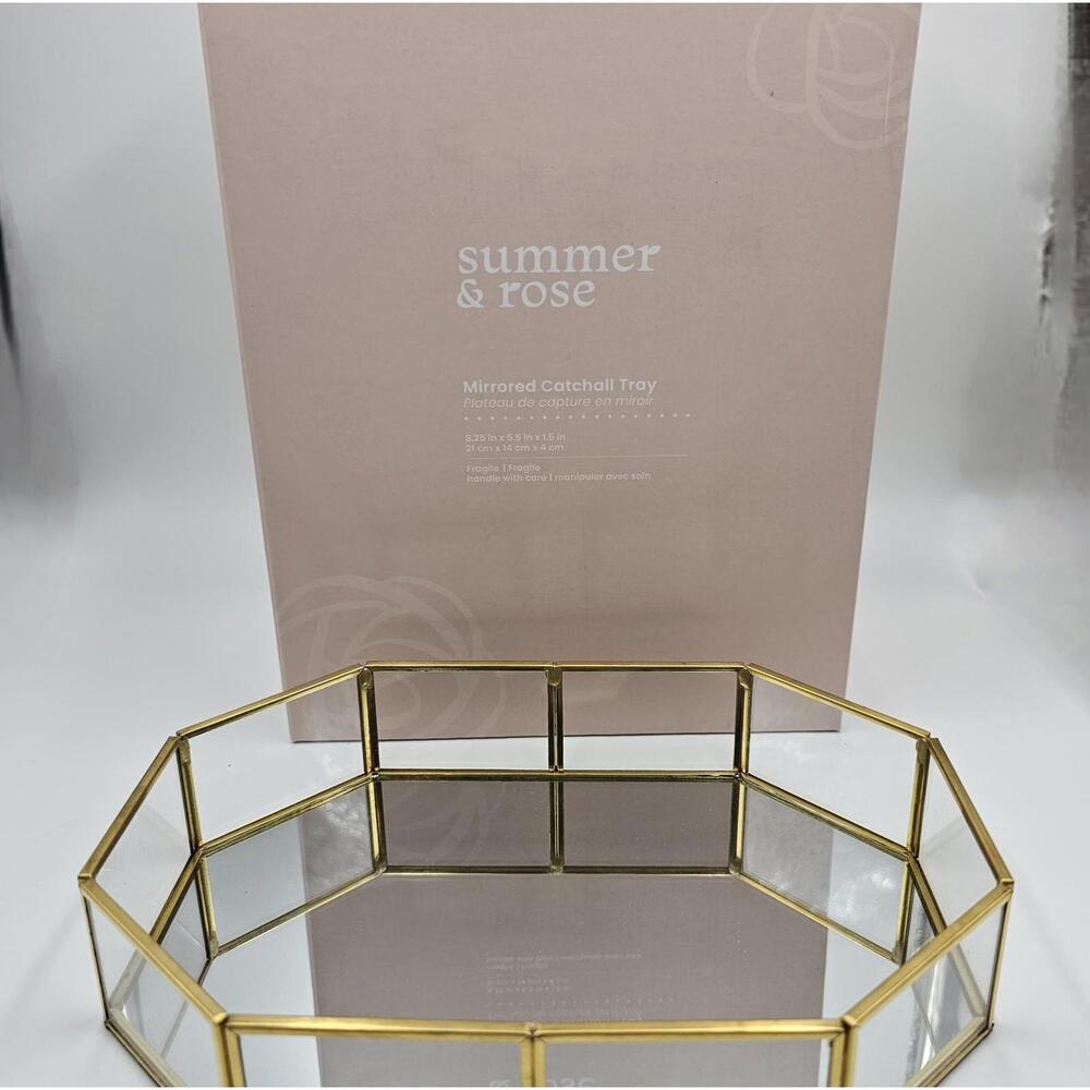 Summer & Rose Mirrored Catchall‎ Tray